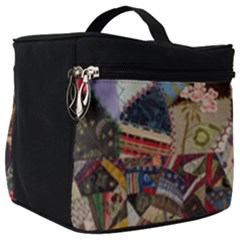 Background Embroidery Pattern Stitches Abstract Make Up Travel Bag (big) by Ket1n9