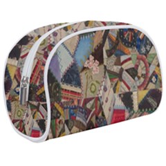 Background Embroidery Pattern Stitches Abstract Make Up Case (medium) by Ket1n9