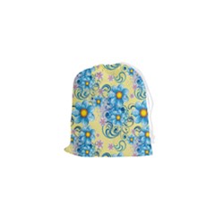 Flowers Bloom Blossom Petals Plant Drawstring Pouch (xs) by Posterlux