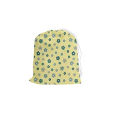 Flowers Bloom Blossom Petals Flora Drawstring Pouch (small) by Tsamara
