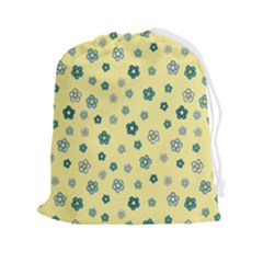Flowers Bloom Blossom Petals Flora Drawstring Pouch (2xl) by Tsamara