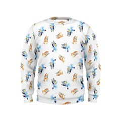 Bluey Pattern Kids  Sweatshirt by avitendut