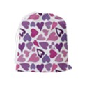 Heart Pattern Repetition Background Drawstring Pouch (XL) View2