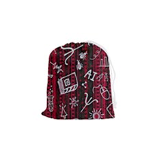Abstract Pattern Background Drawstring Pouch (small) by Tsamara