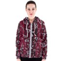 Abstract Pattern Background Women s Zipper Hoodie View1