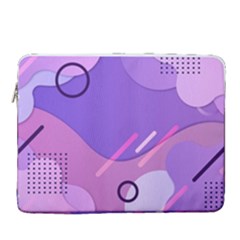 Colorful Labstract Wallpaper Theme 15  Vertical Laptop Sleeve Case With Pocket by Apen