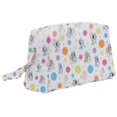 Bluey, Bluey Merch, Bluey Pattern, Bluey Bluey, Bingo, Bluey Design, Bluey Dog Wristlet Pouch Bag (large) by avitendut
