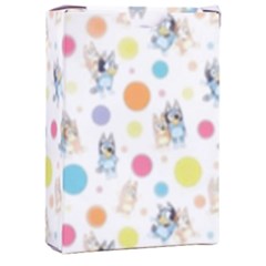 Bluey, Bluey Merch, Bluey Pattern, Bluey Bluey, Bingo, Bluey Design, Bluey Dog Playing Cards Single Design (rectangle) With Custom Box by avitendut