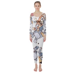 Bluey, Bluey Merch, Bluey Pattern, Bluey Bluey, Bingo, Bluey Design, Bluey Dog Long Sleeve Catsuit by avitendut