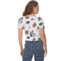 Bluey, Bluey merch, Bluey pattern, Bluey Bluey, bingo, Bluey design, bluey dog Twist Front Crop Top View4