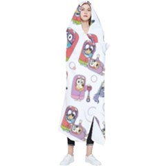 Bluey, Bluey Merch, Bluey Pattern, Bluey Bluey, Bingo, Bluey Design, Bluey Dog Wearable Blanket by avitendut