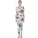 Bluey, Bluey merch, Bluey pattern, Bluey Bluey, bingo, Bluey design, bluey dog Long Sleeve Catsuit View1