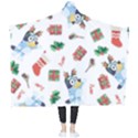 Bluey, Bluey merch, Bluey pattern, Bluey Bluey, bingo, Bluey design, bluey dog Wearable Blanket View2