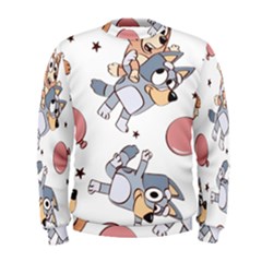 Bluey, Bluey Merch, Bluey Pattern, Bluey Bluey, Bingo, Bluey Design, Bluey Dog Men s Sweatshirt by avitendut