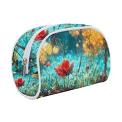 Flowers Detail Painting Nature Make Up Case (small) by Anend