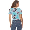 Bluey, Bluey merch, Bluey pattern, Bluey Bluey, bingo, Bluey design, bluey dog Twist Front Crop Top View4