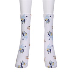 Bluey, Bluey Merch, Bluey Pattern, Bluey Bluey, Bingo, Bluey Design, Bluey Dog Crew Socks by avitendut