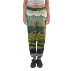 Mountains Trees Forest Women s Jogger Sweatpants by Anend