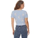 Bluey, Bluey merch, Bluey pattern, Bluey Bluey, bingo, Bluey design, bluey dog Twist Front Crop Top View4