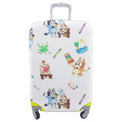 Bluey, Bluey Merch, Bluey Pattern, Bluey Bluey, Bingo, Bluey Design, Bluey Dog Luggage Cover (medium) by avitendut