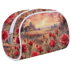 Roses Flower Field Sunset Nature Make Up Case (medium) by Anend