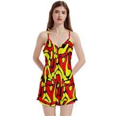 Rby 127 V-neck Satin Loungewear Set by ArtworkByPatrick