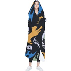 Pattern Design Seamless Texture Wearable Blanket by Tsamara