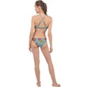 Mid Century Retro Floral 1970s 1960s Pattern 78 High Neck Bikini Set View2