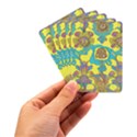 Mid Century Retro Floral 1970s 1960s Pattern 60 Playing Cards Single Design (Rectangle) with Custom Box View3