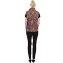 Mid Century Retro Floral 1970s 1960s Pattern 69 Women s Button Up Vest View2