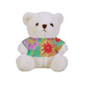 Mid Century Retro Floral 1970s 1960s Pattern 58 Full Print Tee for Cuddly Teddy Bear View1