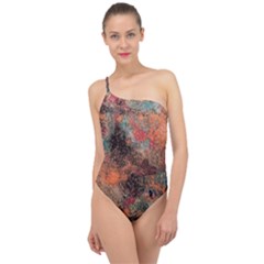 Abstraction 22 Classic One Shoulder Swimsuit by bestdesignintheworld