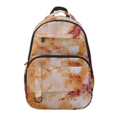Burnt Paper Texture Print Design Carry-on Travel Backpack by dflcprintsclothing