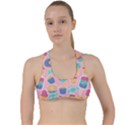 Ice Cream Donut Sweets Candie Criss Cross Racerback Sports Bra View1