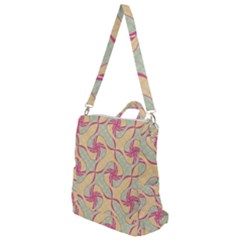 Abstract Pattern Design Scrapbooking Crossbody Backpack by Paksenen
