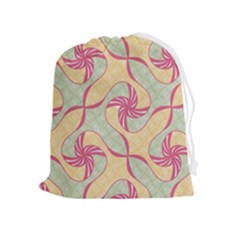 Abstract Pattern Design Scrapbooking Drawstring Pouch (xl) by Paksenen