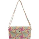 Abstract Pattern Design Scrapbooking Removable Strap Clutch Bag View1