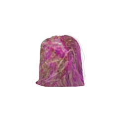 Pink Blend Drawstring Pouch (xs) by kaleidomarblingart