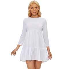 Long Sleeve Babydoll Dress Icon