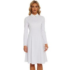 Long Sleeve Shirt Collar A-Line Dress Icon