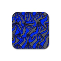 Foolish Movements Blue Drink Coaster (square) by ImpressiveMoments