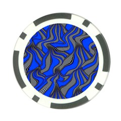 Foolish Movements Blue Poker Chip by ImpressiveMoments