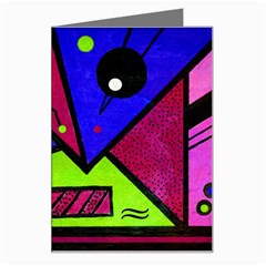 Modern Art Greeting Card by Siebenhuehner