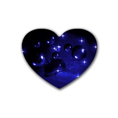 Blue Dreams Drink Coasters (heart) by Siebenhuehner