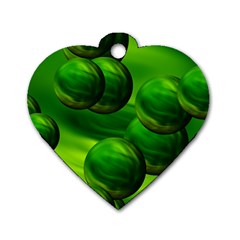 Magic Balls Dog Tag Heart (one Sided)  by Siebenhuehner
