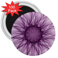 Mandala 3  Button Magnet (100 Pack) by Siebenhuehner