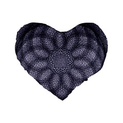 Spirograph 16  Premium Heart Shape Cushion  by Siebenhuehner