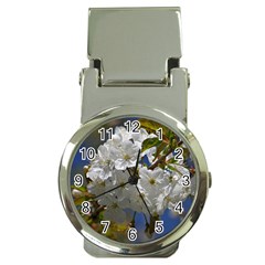 Cherry Blossom Money Clip With Watch by Siebenhuehner