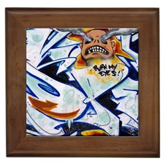 Graffity Framed Ceramic Tile by Siebenhuehner