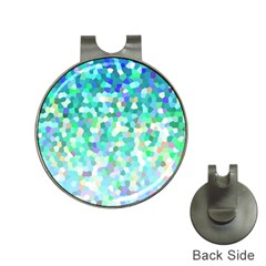 Mosaic Sparkley 1 Hat Clip With Golf Ball Marker by MedusArt